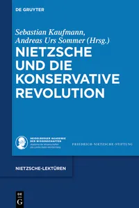 Nietzsche und die Konservative Revolution_cover