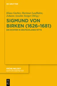 Sigmund von Birken_cover