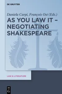 As You Law It - Negotiating Shakespeare_cover