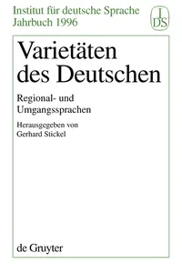 Varietäten des Deutschen_cover