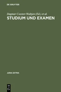 Studium und Examen_cover