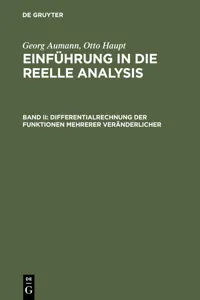 Differentialrechnung der Funktionen mehrerer Veränderlicher_cover