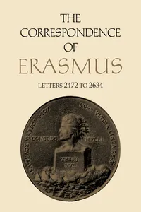 The Correspondence of Erasmus_cover