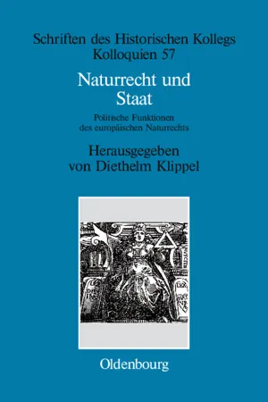 Naturrecht und Staat