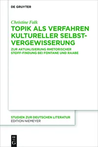 Topik als Verfahren kultureller Selbstvergewisserung_cover