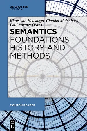 Semantics - Foundations, History and Methods
