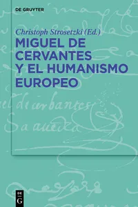 Miguel de Cervantes y el humanismo europeo_cover