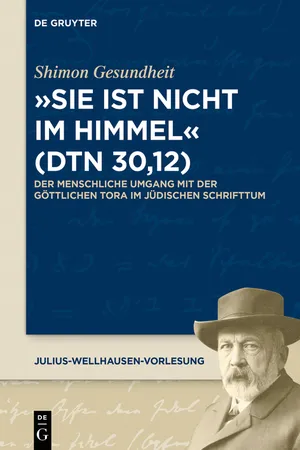 "Sie ist nicht im Himmel" (Dtn 30,12)