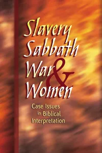 Slavery, Sabbath, War & Women_cover