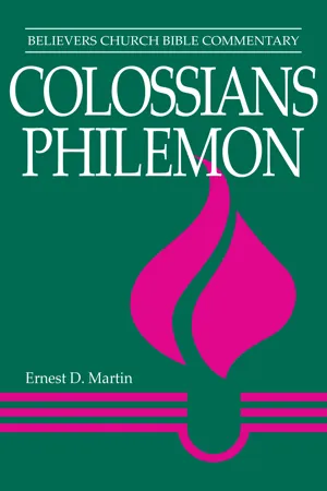 Colossians, Philemon