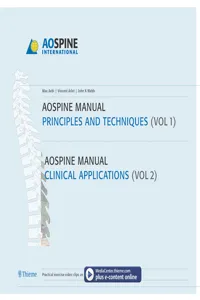 AO Spine Manual, Volume 1: Principles and Techniques; Volume 2: Clinical Applications_cover