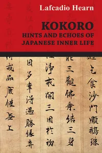 Kokoro - Hints and Echoes of Japanese Inner Life_cover