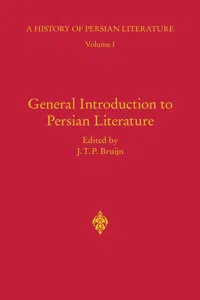 General Introduction to Persian Literature_cover
