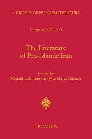 The Literature of Pre-Islamic Iran