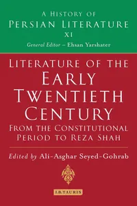 Literature of the Early Twentieth Century: From the Constitutional Period to Reza Shah_cover