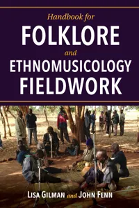 Handbook for Folklore and Ethnomusicology Fieldwork_cover