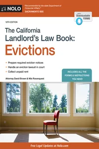 California Landlord's Law Book, The: Evictions_cover