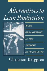 Alternatives to Lean Production_cover