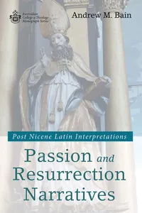 Passion and Resurrection Narratives_cover