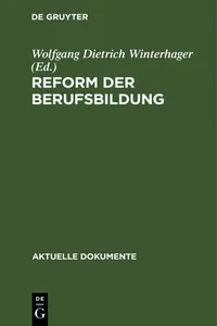 Reform der Berufsbildung_cover