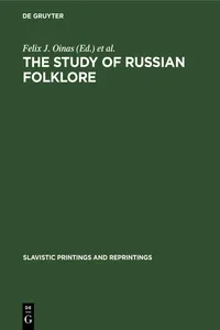 The Study of Russian Folklore_cover