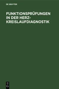 Funktionsprüfungen in der Herz-Kreislaufdiagnostik_cover