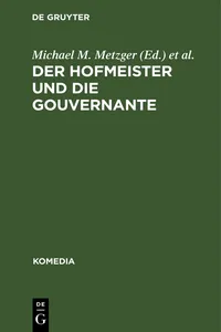 Der Hofmeister und die Gouvernante_cover