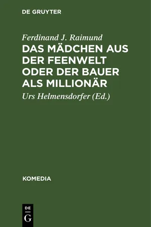 Das Mädchen aus der Feenwelt oder Der Bauer als Millionär