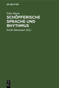 Schöpferische Sprache und Rhythmus_cover