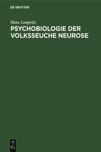 Psychobiologie der Volksseuche Neurose_cover