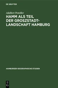 Hamm als Teil der Groszstadtlandschaft Hamburg_cover