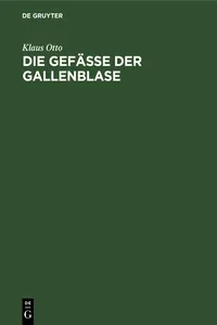 Die Gefäße der Gallenblase_cover