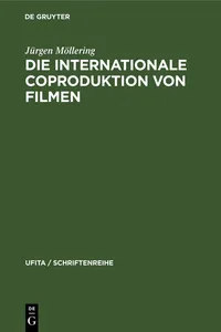 Die internationale Coproduktion von Filmen_cover