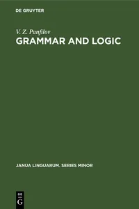 Grammar and Logic_cover