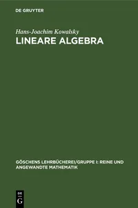 Lineare Algebra_cover