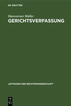 Gerichtsverfassung