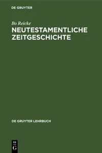 Neutestamentliche Zeitgeschichte_cover