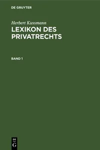 Lexikon des Privatrechts_cover