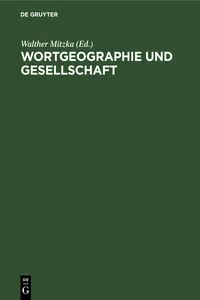 Wortgeographie und Gesellschaft_cover