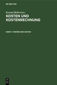 Theorie der Kosten_cover