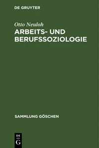 Arbeits- und Berufssoziologie_cover