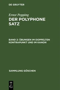 Übungen im doppelten Kontrapunkt und im Kanon_cover