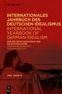 Der deutsche Idealismus und die Rationalisten / German Idealism and the Rationalists_cover