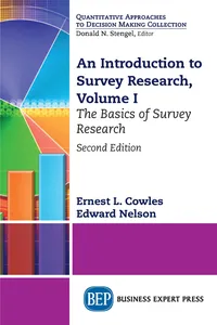 An Introduction to Survey Research, Volume I_cover