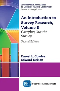 An Introduction to Survey Research, Volume II_cover