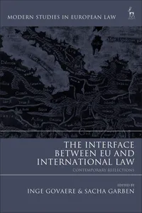 The Interface Between EU and International Law_cover