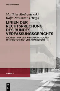 Linien der Rechtsprechung des Bundesverfassungsgerichts_cover