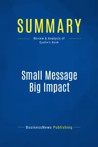 Summary: Small Message Big Impact_cover