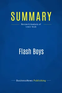 Summary: Flash Boys_cover