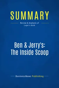 Summary: Ben & Jerry's: The Inside Scoop_cover